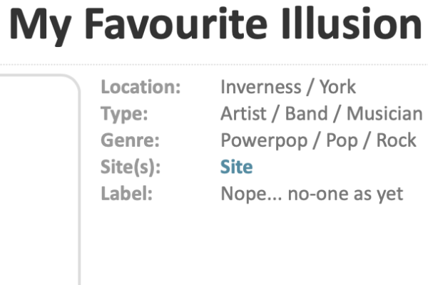 My Favourite Illusion