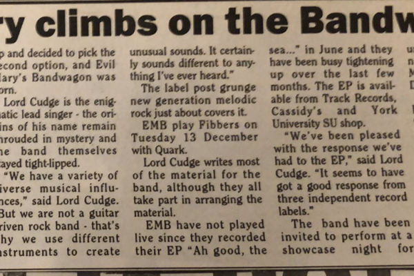 Evil Mary's Bandwagon