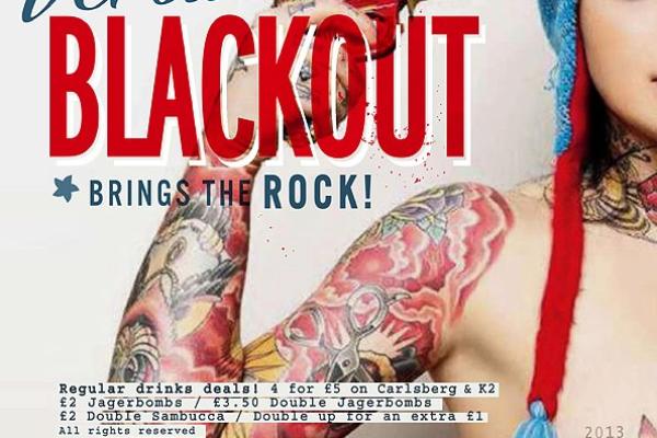 Up The Racket vs Blackout - Fridays at Tokyo Sin City