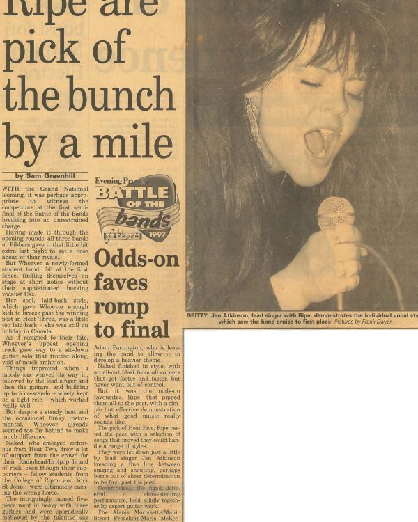 1997 Battle of the Bands with Ripe, Naked, Whoever