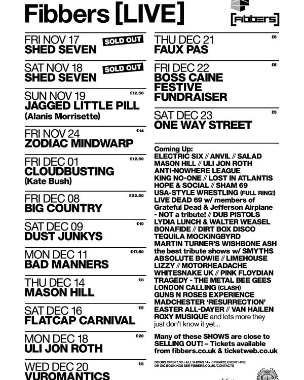 2017 November & December listings