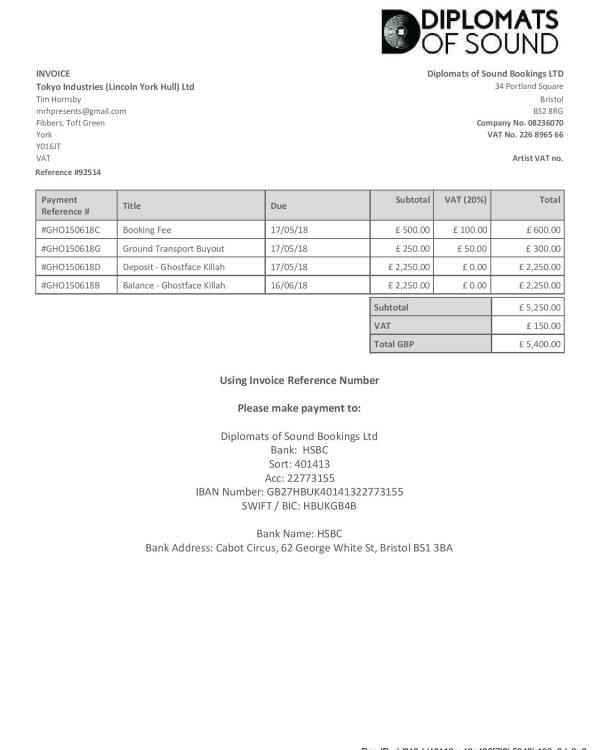 2018 Ghostface Killah