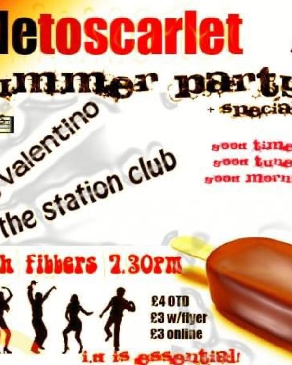 2008 fade To Scarlet, Kicking Valention, The Station Club