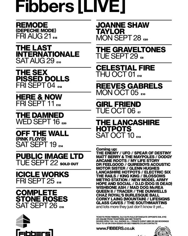 2015 August, September & October listings