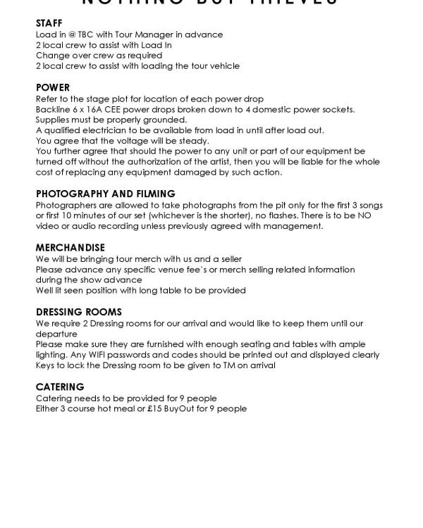 2017 Nothing But Thieves