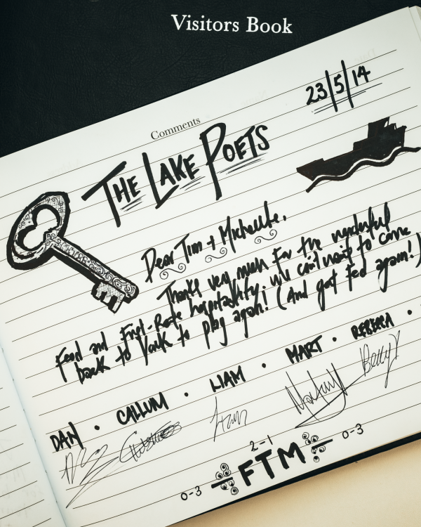 2014 The Lake Poets fed by Michelle when we lived on The Shambles