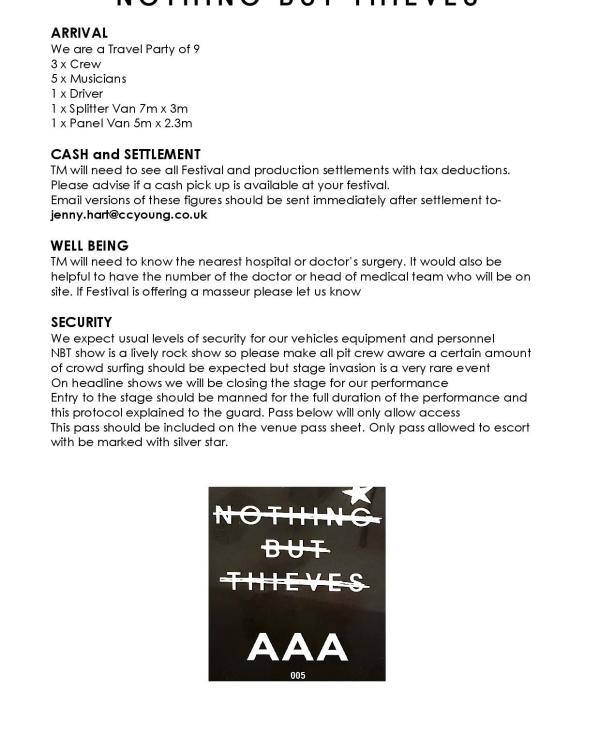 2017 Nothing But Thieves