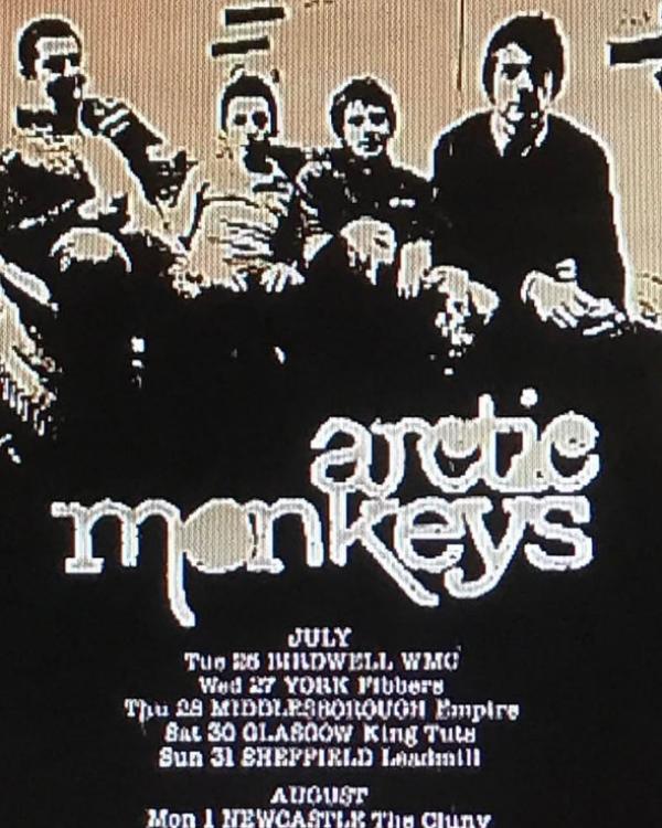 2005 Arctic Monkeys poster