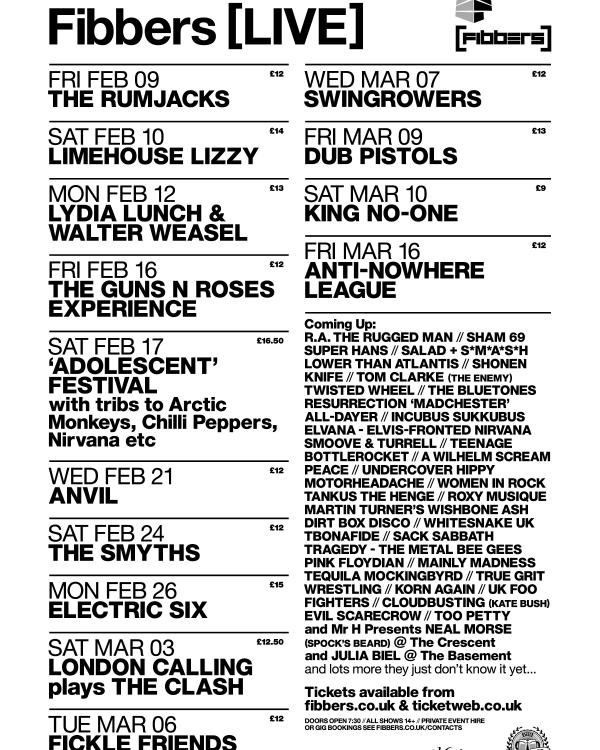 2018 February & March listings