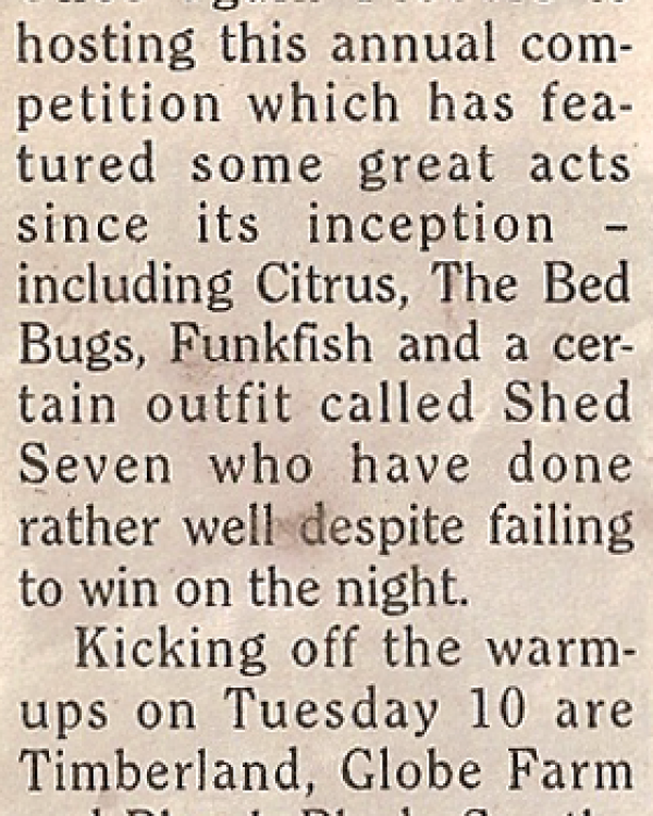 1995 Battle of the Bands preview