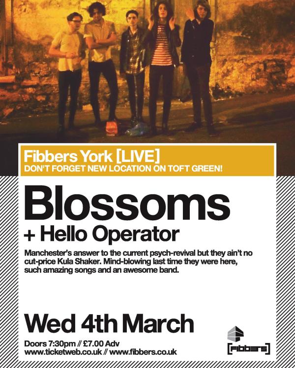 2015 Blossoms, Hello Operator