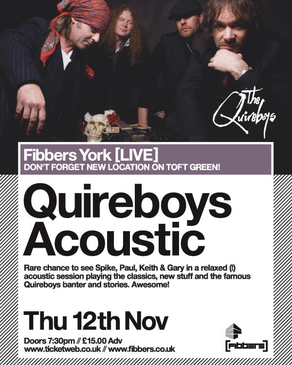 2015 The Quireboys Unplugged