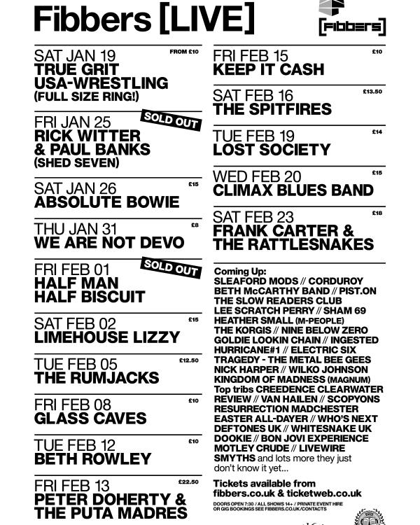 2019 January & February listings