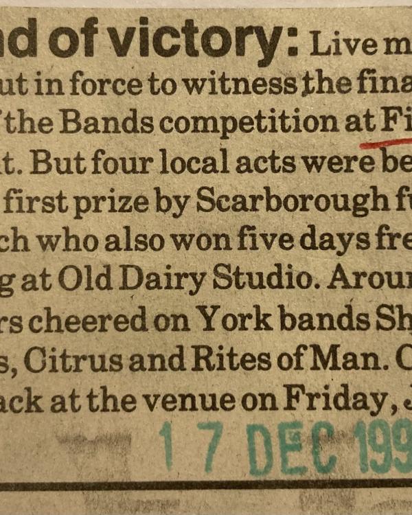 1992 Battle of the Bands Final review