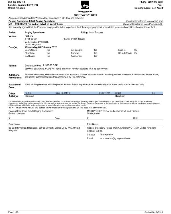 2017 Raging Speedhorn