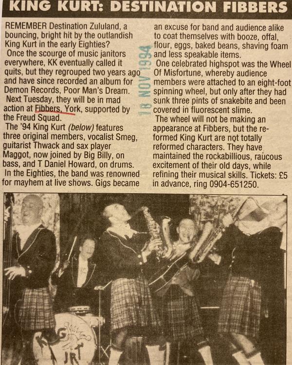 1994 King Kurt preview