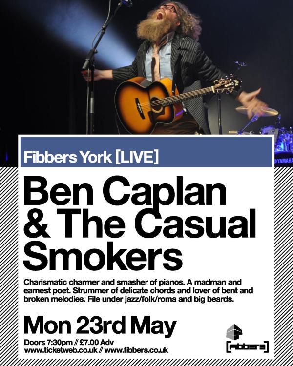2016 Ben Caplan & The Casual Smokers