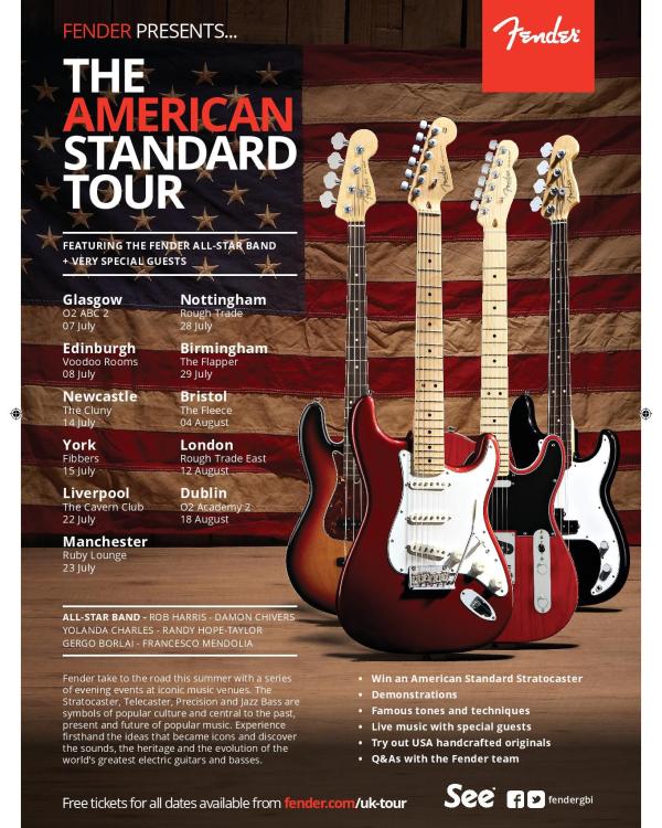 2015 Fender American Standard Tour