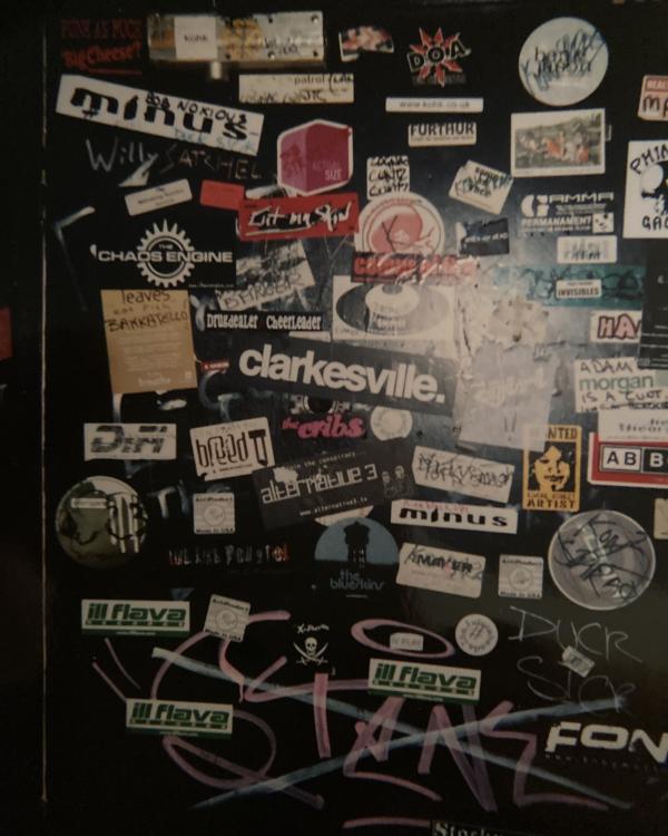 2005 Dressing room wall