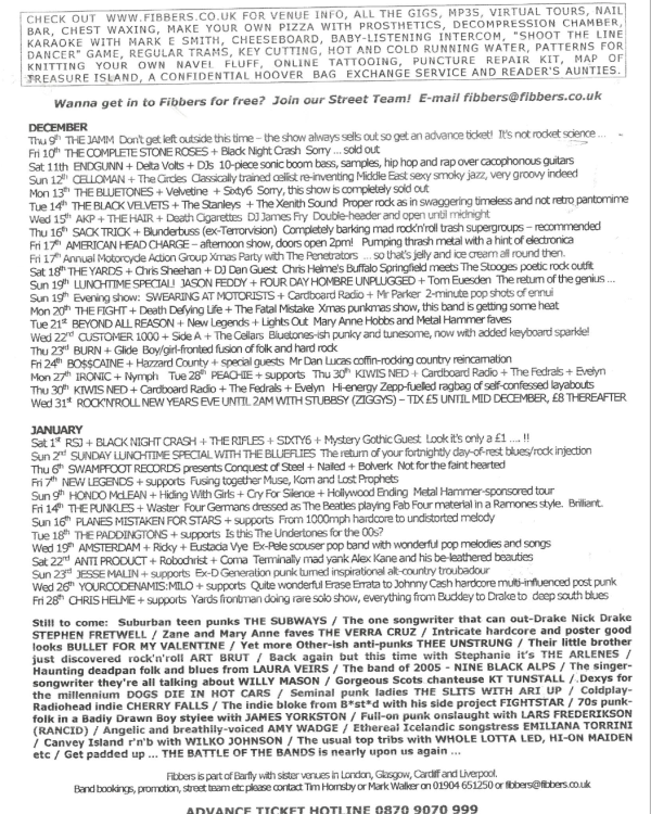 2004 December 'I Saw A Man From Work Cycle Away. I'm Going To Be That Man One Day' listings