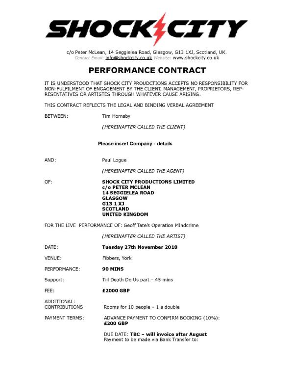 2018 Geoff Tate's Operation Mindcrime