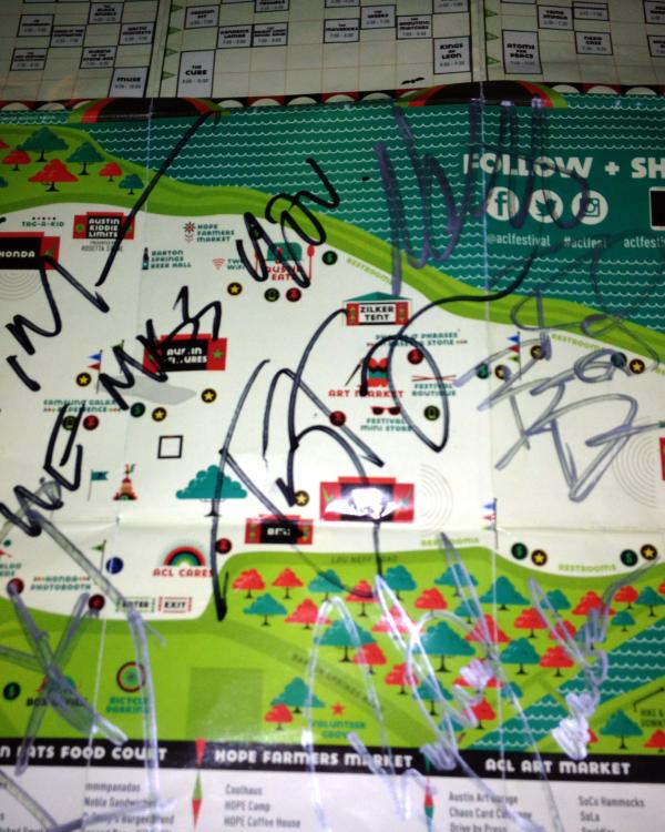 2012 Vintage Trouble Austin, signed to Tim