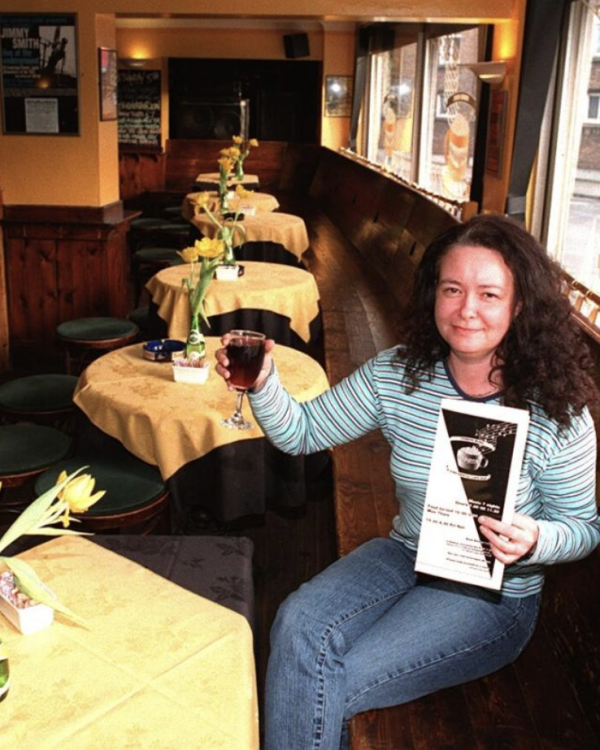 1995 Michelle showing off the new daytime menu