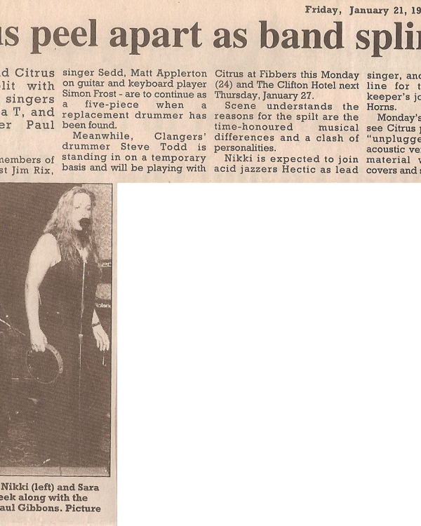 1994 Citrus split up