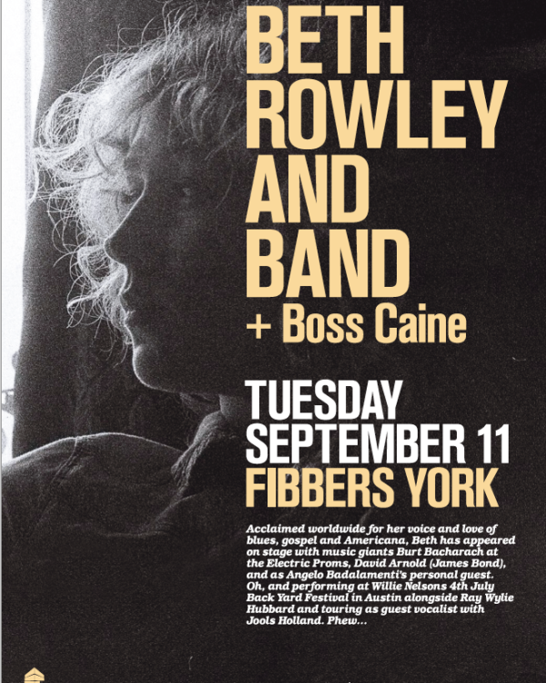 2018 Beth Rowley & Band, Boss Caine