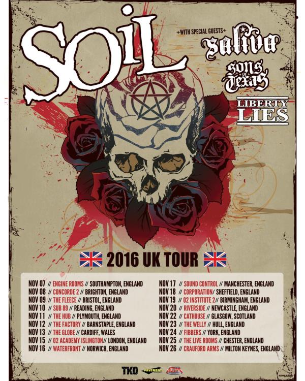 2016 SOiL, Sativa, Sons Of Texas, Liberty Lies