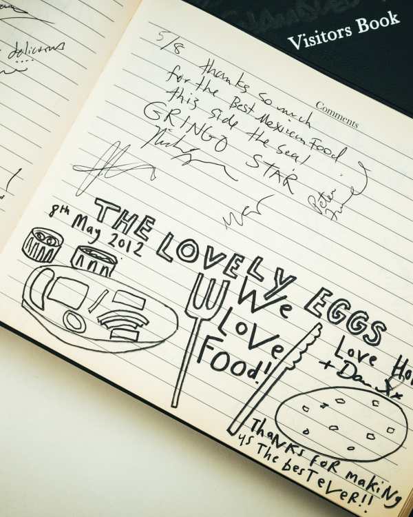 2012 The Lovely Eggs and Gringo Star fed by Michelle when we lived on The Shambles