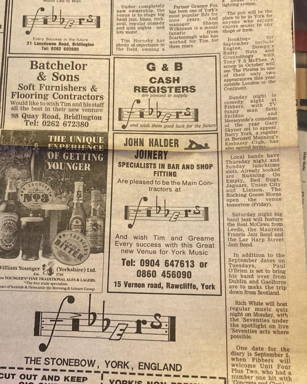 1992 Opening week listings