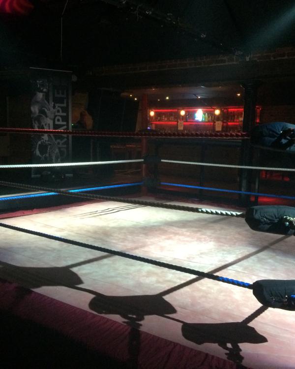 2016 Wrestling ring in the Toft Green pit