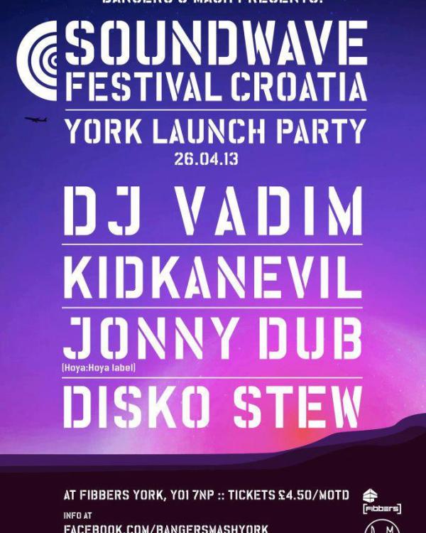 2013 Bangers & Mash w/ DJ Vadim, Kidkanevil, Jonny Dub, Disko Stew