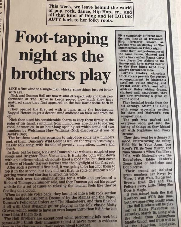 Hall Brothers Yorkshire Evening Press