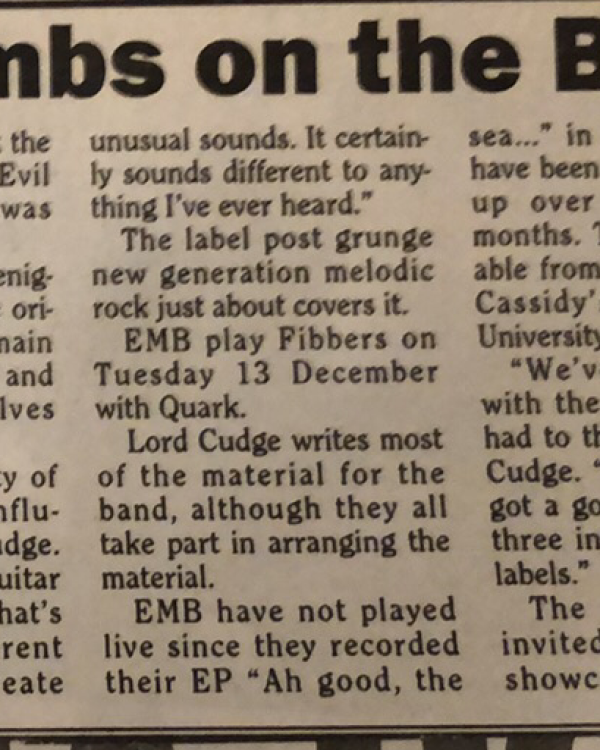 1994 Evil Mary's Bandwagon review