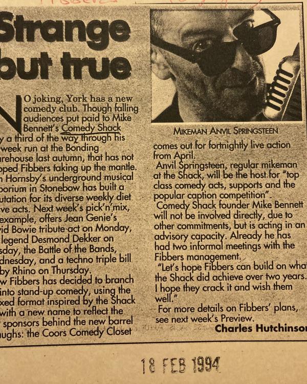 1994 Coors Comedy Club previews