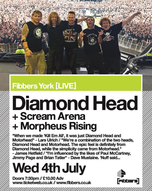 2012 Diamond Head, Scream Arena, Morpheus Rising