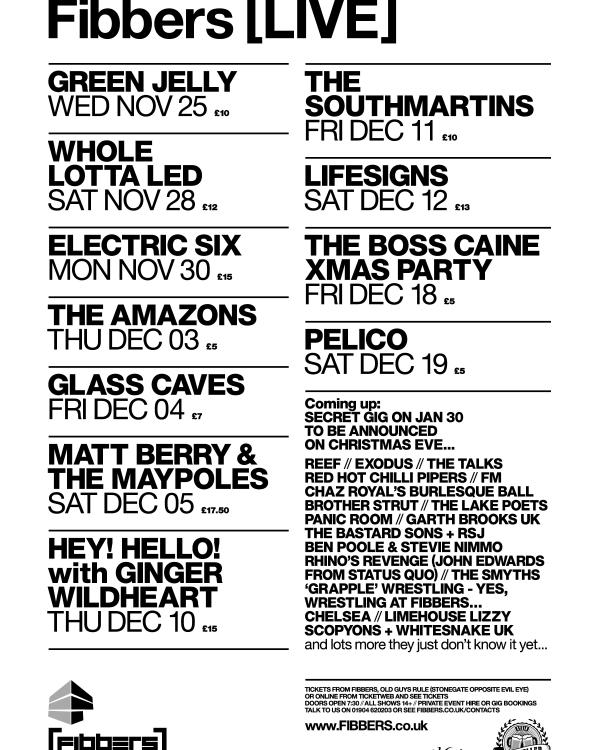 2015 November & December listings