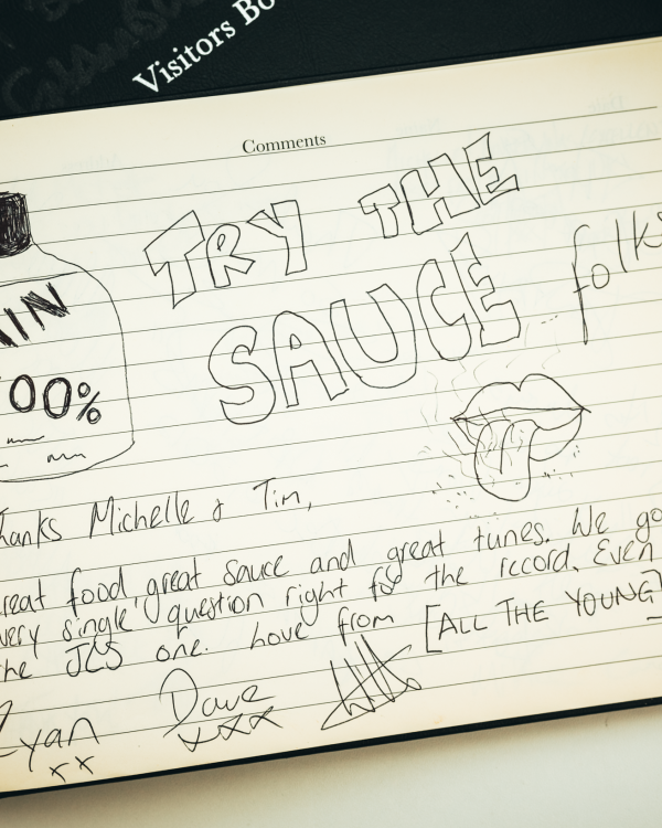 2012 All The Young fed by Michelle when we lived on The Shambles