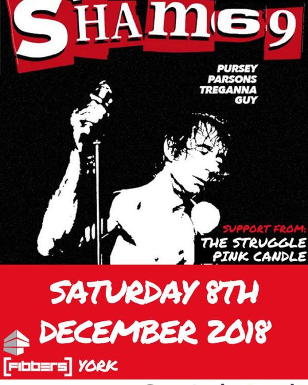 2018 Sham 69, The Struggle, Pink Candle