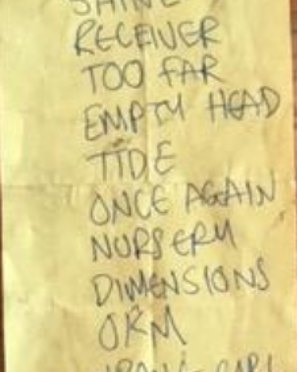 1995 Circus set list