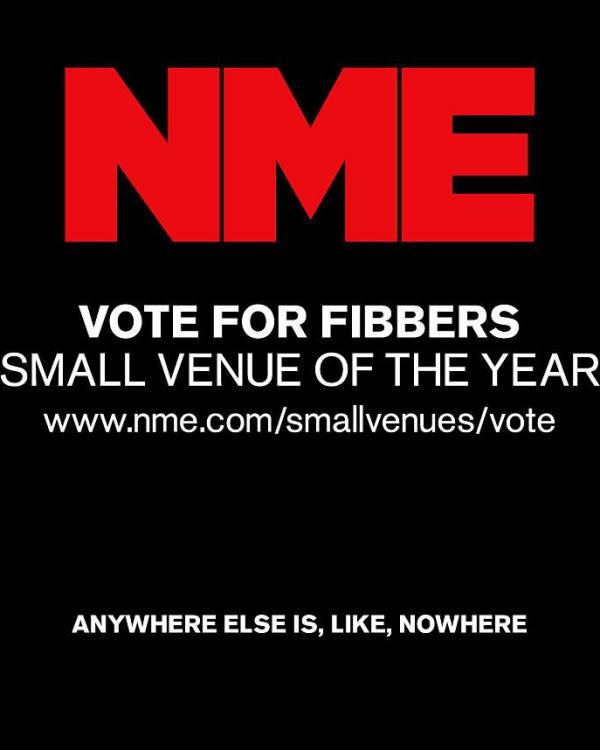 NME Small Venue Of The Year 'Anywhere else is, like, nowhere'