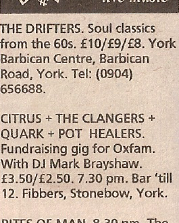 1994 April weekly listings