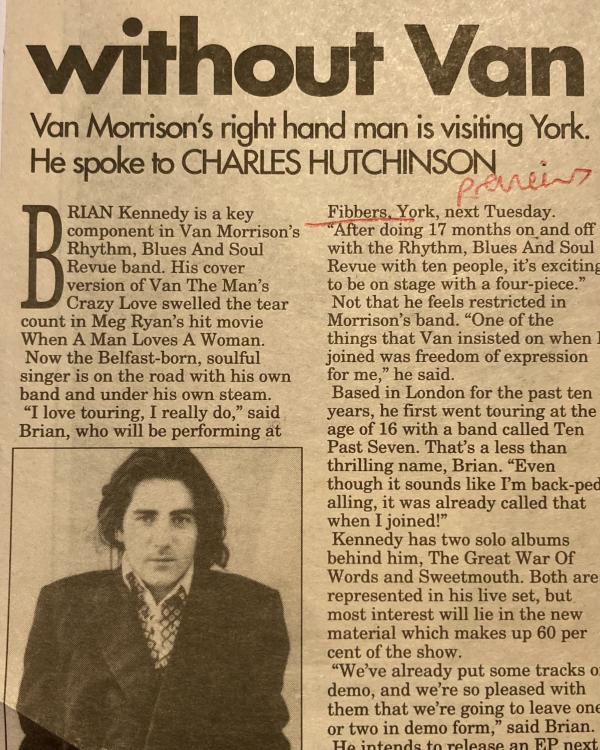 1994 Brian Kennedy preview