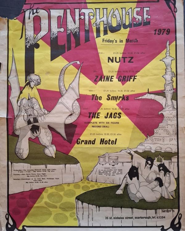 1979 Scarborough Penthouse (the inspiration for Fibbers)