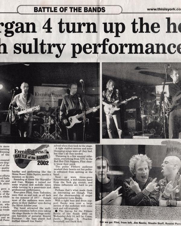 2002 Battle of the Bands review with Coma, Flint, Jacob, Morgan Four, Peachie, Sevenball, Sycrownized