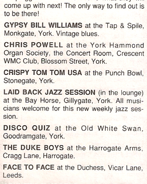 1994 February weekly listings