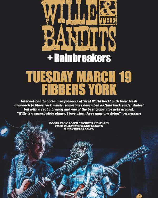 2019 Wille & The Bandits, Rainbreakers