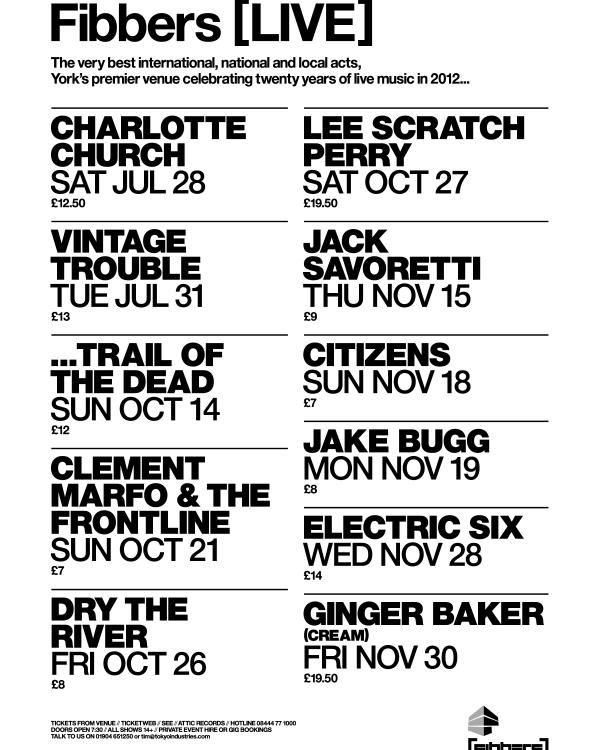 2012 July, August, September, October, November listings